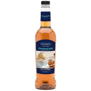 Cinnabon® Cinnamon Roll Flavored Syrup (12) 750 mL Bottles with (6) Pumps