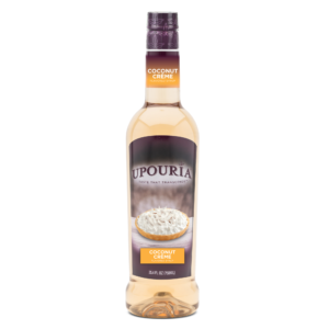 UPOURIA Coconut Creme Flavored Syrup (12) 750 mL Bottles with (6) Pumps