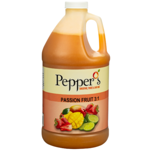 Pepper's Passionfruit Puree (6) 1/2 Gallon Bottles