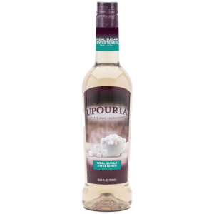 UPOURIA Real Sugar Sweetener (12) 750 mL Bottles with (6) Pumps