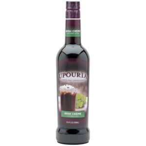 UPOURIA Irish Creme Flavored Syrup (12) 750 mL Bottles with (6) Pumps