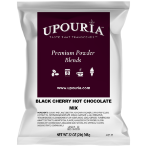 UPOURIA® Black Cherry Hot Chocolate Mix (6) 2 lb Pouches
