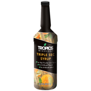 Tropics Mixology Triple Sec Syrup (12) 1 Liter Bottles