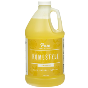 Pure Craft Beverages™ Homestyle Lemonade Real Sugar (6) 1/2 Gallon Bottles