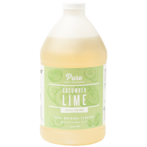 Pure Craft Beverages™ Cucumber Lime Craft Drink (6) 1/2 Gallon Bottles