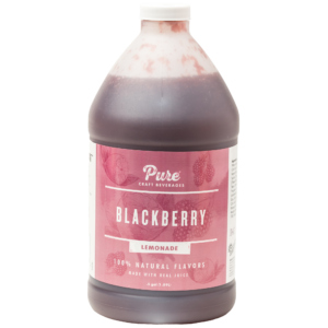 Pure Craft Beverages™ Blackberry Lemonade (6) 1/2 Gallon Bottles