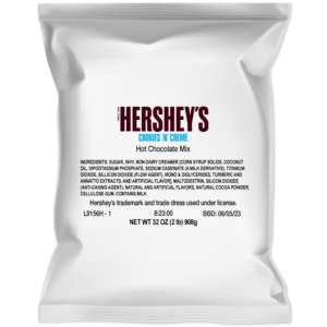 HERSHEY'S Cookies'n'Cream Hot Chocolate Mix (4) 3 lb Pouches