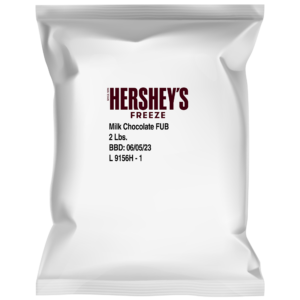 HERSHEY'S Freeze Milk Chocolate FUB (12) 2 lb Pouches