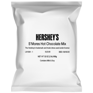HERSHEY'S S'mores Hot Chocolate Mix (4) 3 lb Pouches