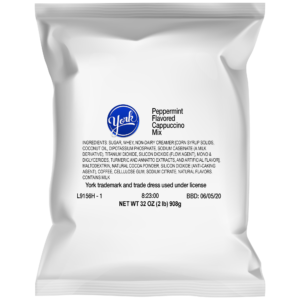 YORK Peppermint Flavored Cappucino (4) 3 lb Pouches