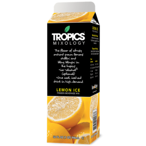 Tropics Mixology Lemon Ice (12) 32 oz Cartons