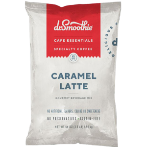 Dr. Smoothie Cafe Essentials Caramel Latte (5) 3.5 lb Pouches