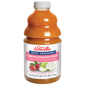Dr. Smoothie 100% Crushed Guava & Passion Fruit (6) 46 oz Bottles