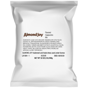 ALMOND JOY Flavored Cappuccino Mix (4) 3 lb Pouches