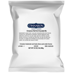 Cinnabon® Cinnamon Roll Hot Chocolate Mix (4) 3 lb Pouches