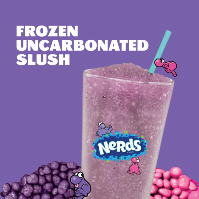 Nerds Frozen Uncarbonated Slush Product Line